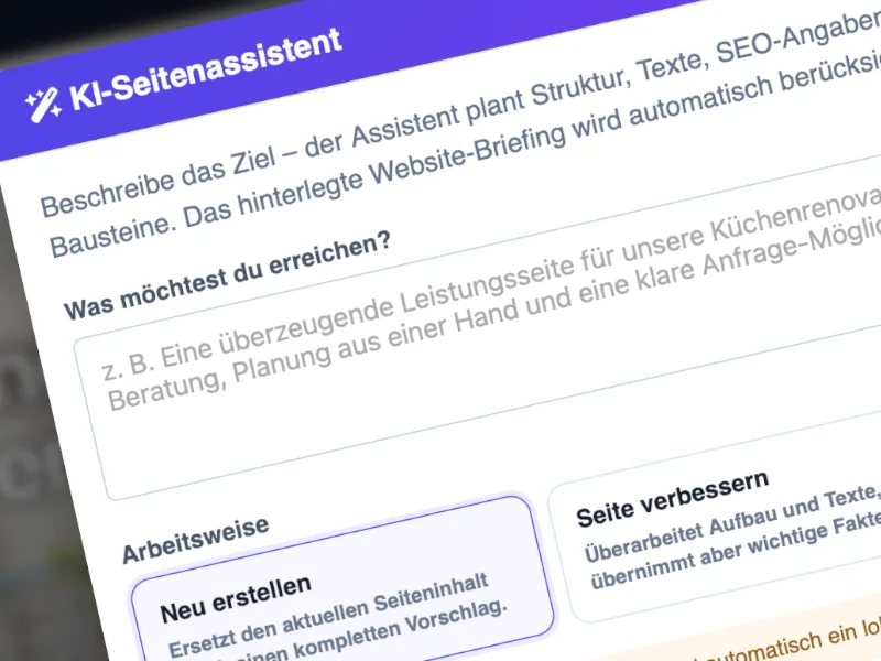 Erstes Produkt